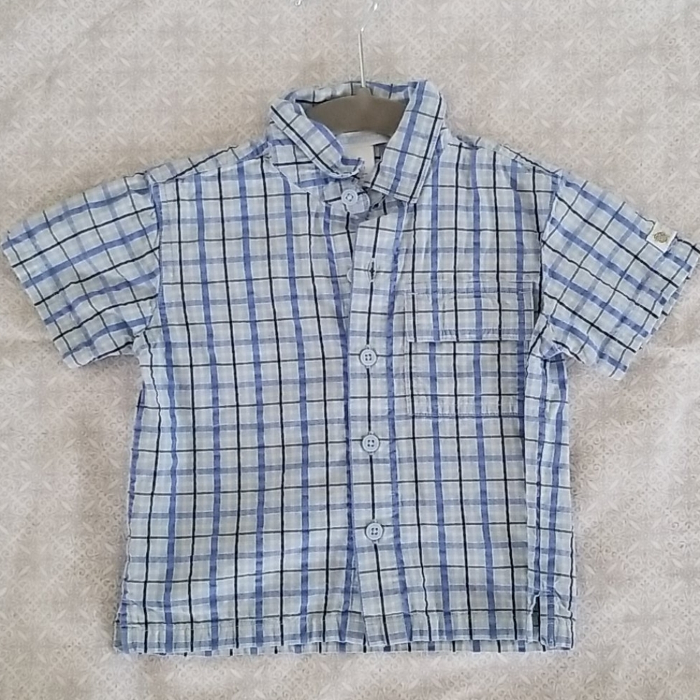 Janie & Jack | plaid button up shirt 12 months